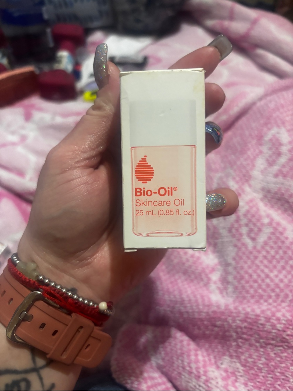 Skincare Oil 25 mL — Pink/Peach